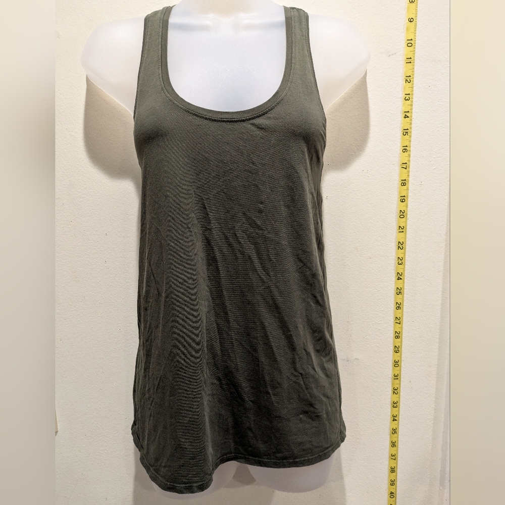 Lululemon Athletica Dark Green Tank Top Size Small - Picture 2 of 6